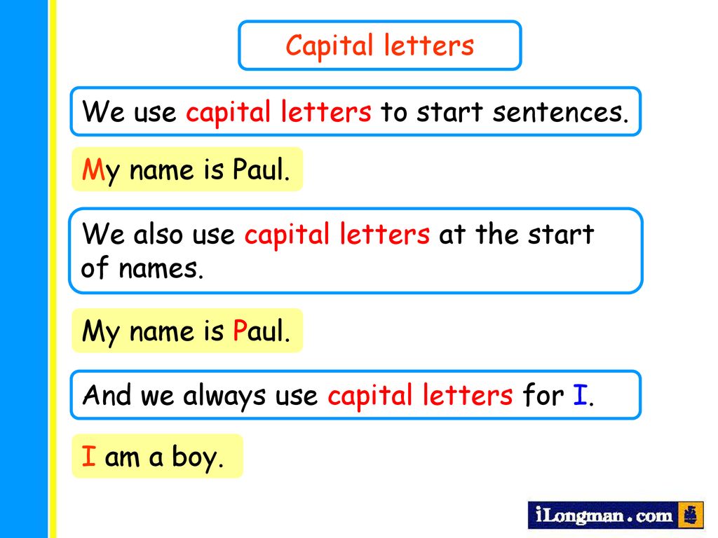 Use of 2024 capital letters